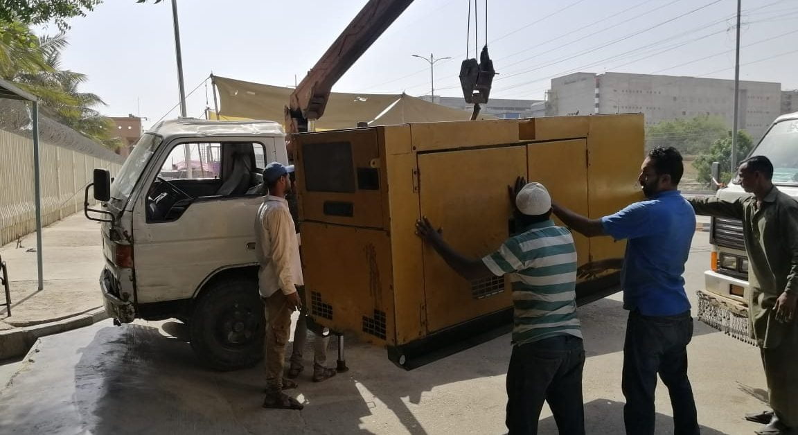 Hudson Engineering generator installation services in Karachi, Pakistan