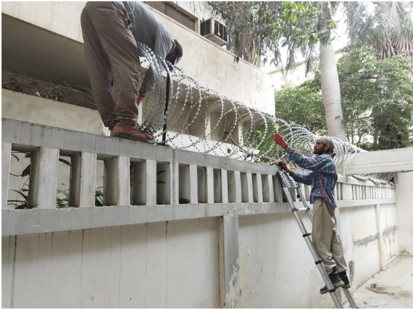 barbed wire fence installation near me